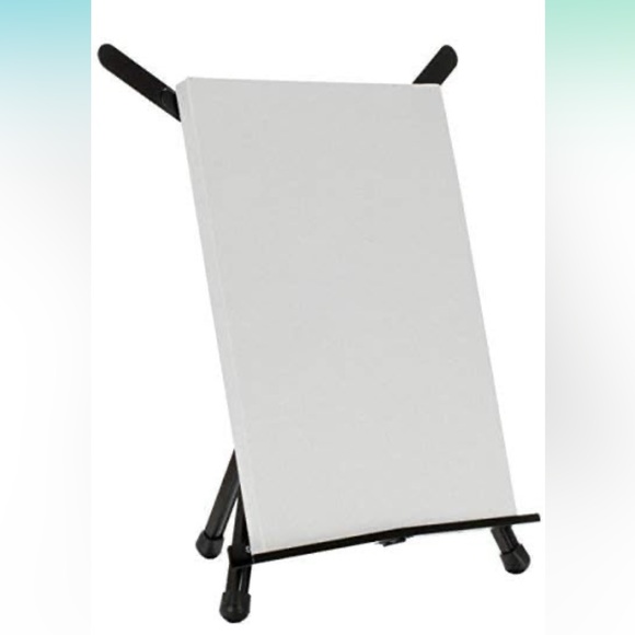 SoHo Urban Artist Black Aluminum Tabletop Ease - Picture 2 of 14